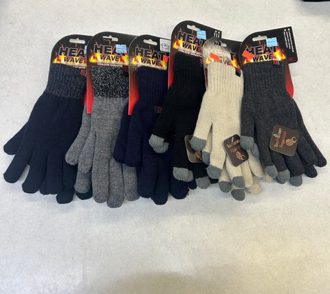 Heat Wave Gloves with Touchscreen Fingertips