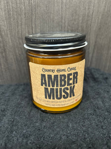 Amber Musk Country Home Candle