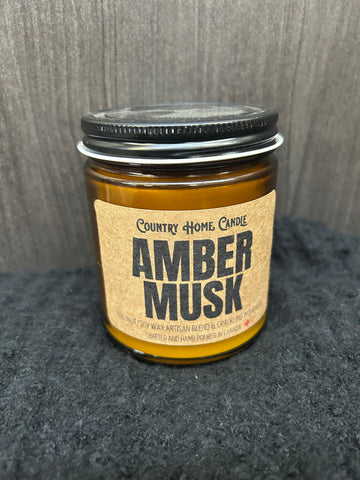 Amber Musk Country Home Candle