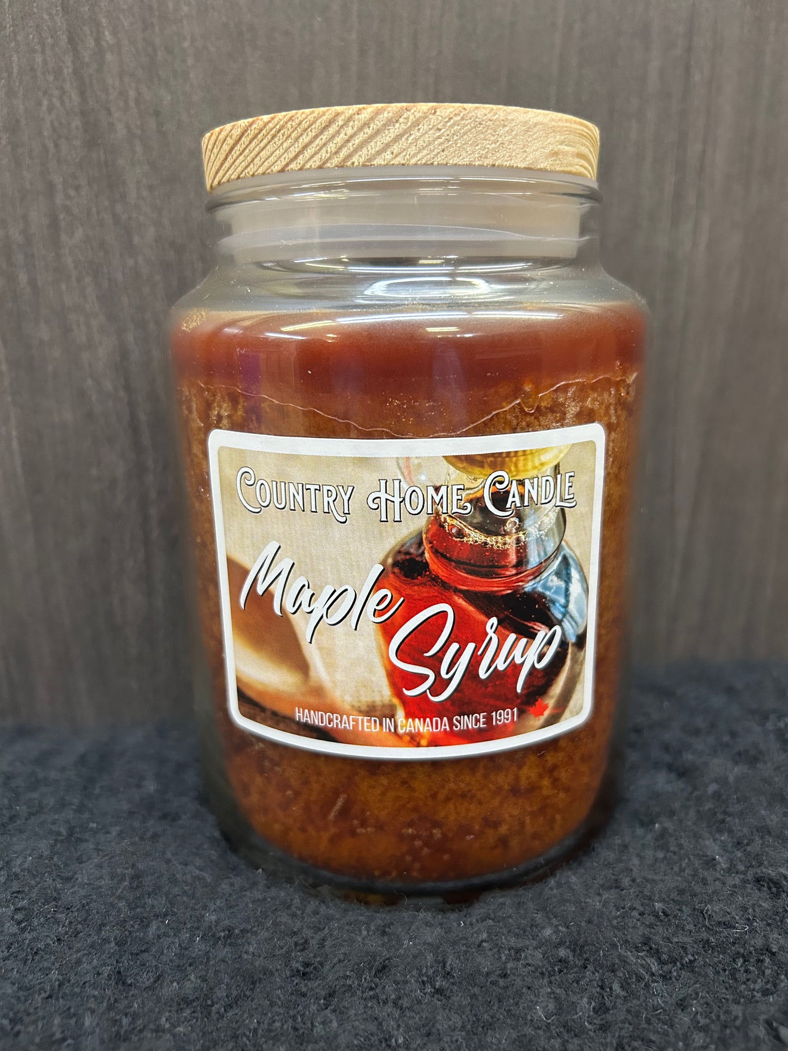 Maple Syrup Country Home Candle