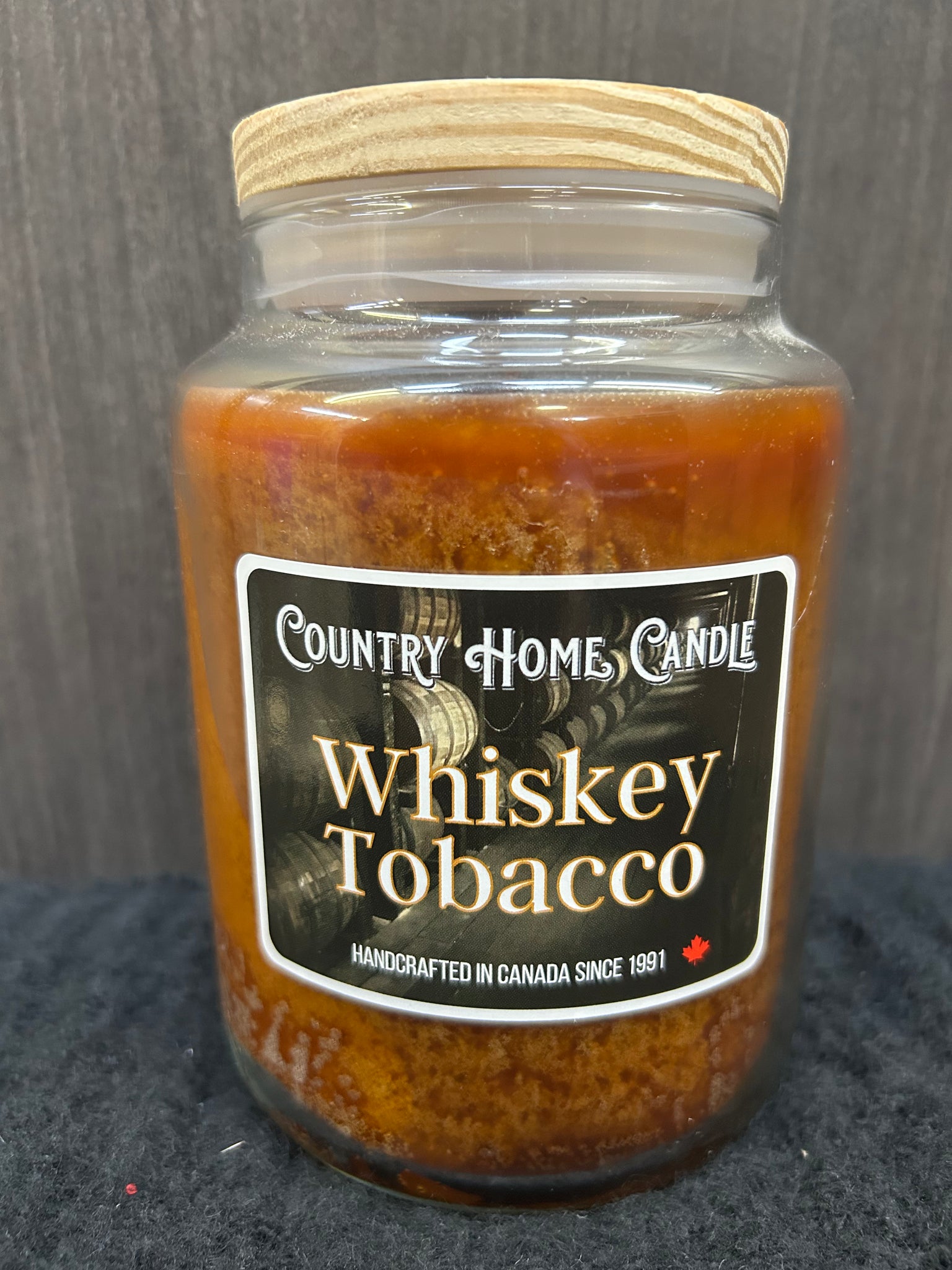 Whiskey Tobacoo Country Home Candle