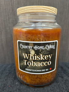Whiskey Tobacoo Country Home Candle