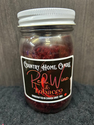 Red Wine & Tobacco Country Home Candle