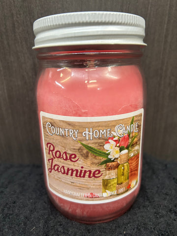 Rose Jasmine Country Home Candle