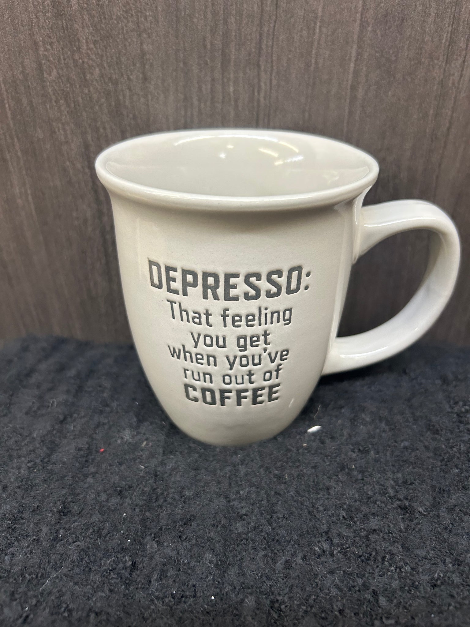 DEPRESSO: THAT FEELING YOU GET WHEN YOU'VE RUN OUT OF COFFEE