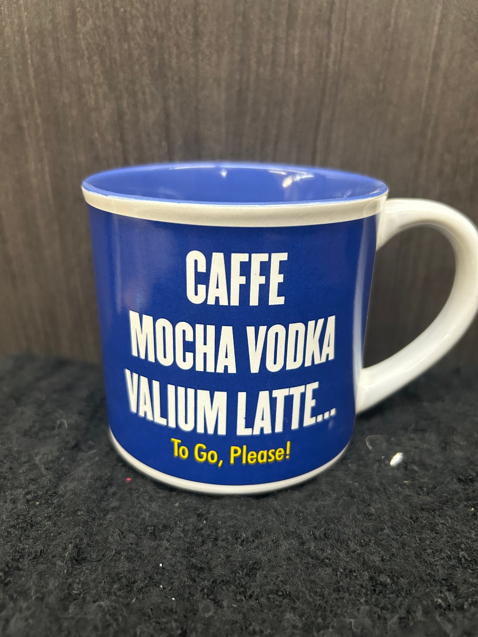 CAFFE MOCHA VODAK VALIUM LATTE TO GO, PLEASE!
