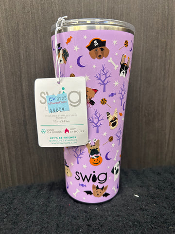Dog Halloween Swig Water Bottle 22oz