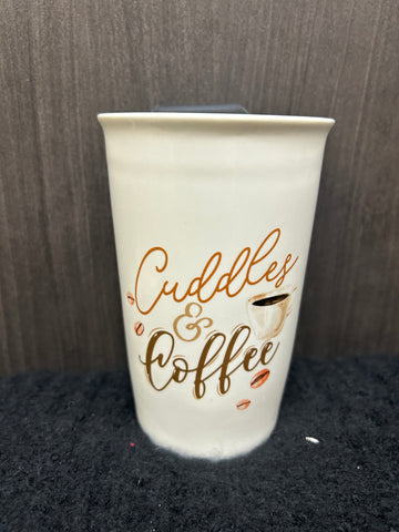 Cuddles and Coffee Travel Mug