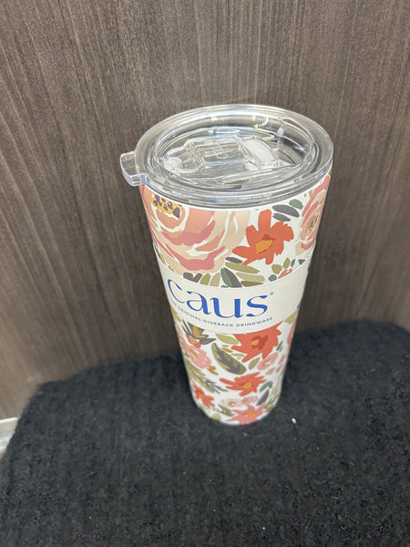 Floral Caus Travel Mug