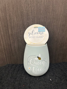 Queen Bee Silicone Wine Glass