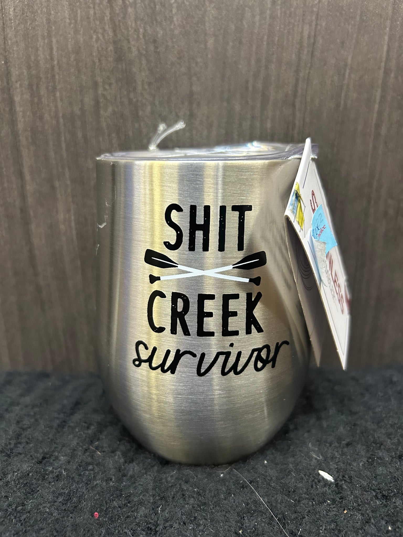 Shit Creek Survivor Stainless Tumbler