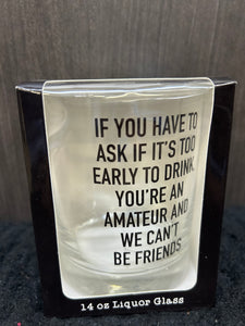 14oz Liquor Glass