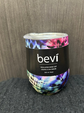 Multi Coloured Bevi Wine Cup 9oz