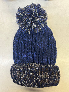 Blue Toque with Pom Pom