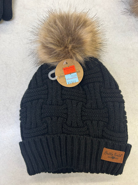 Insulated Toques with Pom Pom