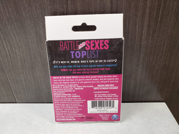 Battle of the Sexes
