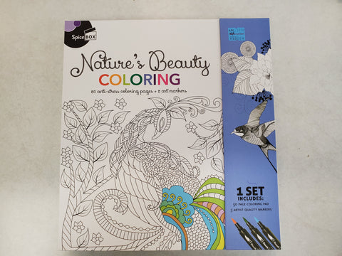 Natures Beauty Coloring Book