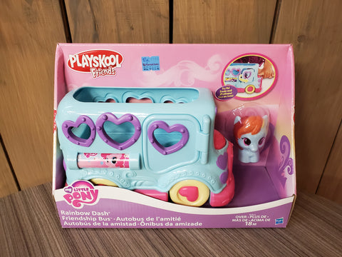 PlaySkool Friends My Little Pony Rainbow Dash Friendship Bus