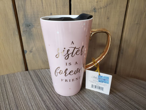 A Sister is a Forever Friend Travel Mug