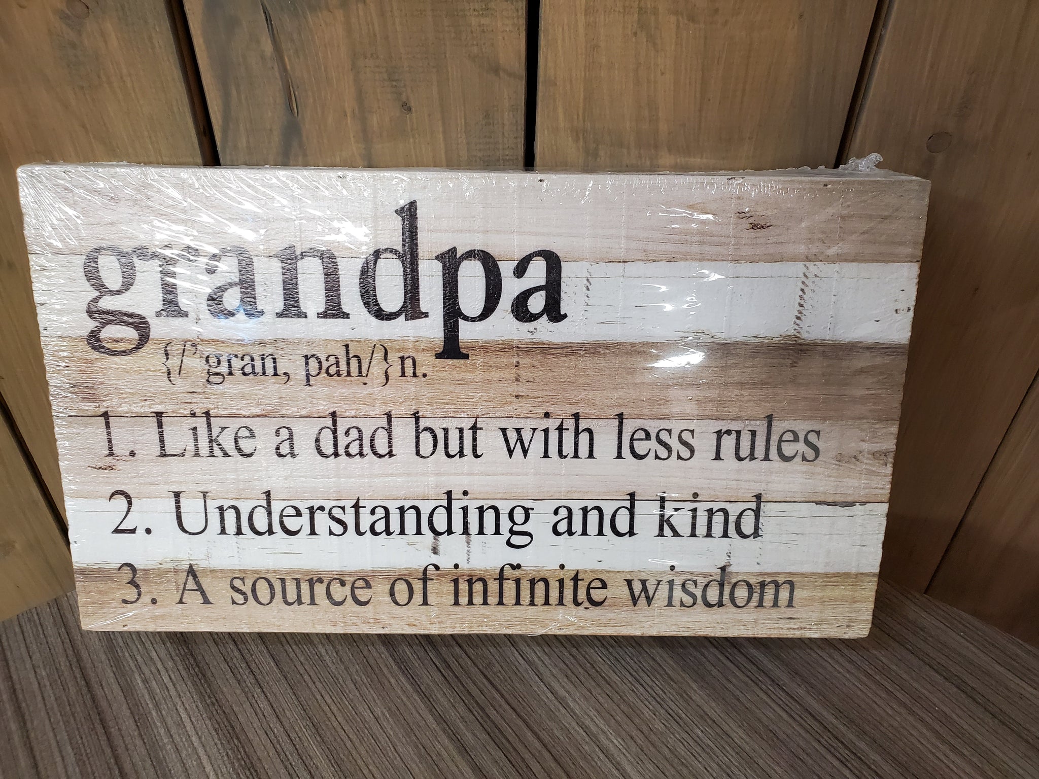 Grandpa Box Sign