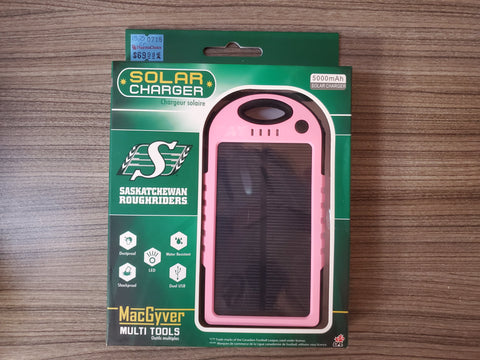 Saskatchewan Rough Riders Solar Charger