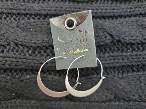 Scout Refined Collection Crescent Hoop Earrings
