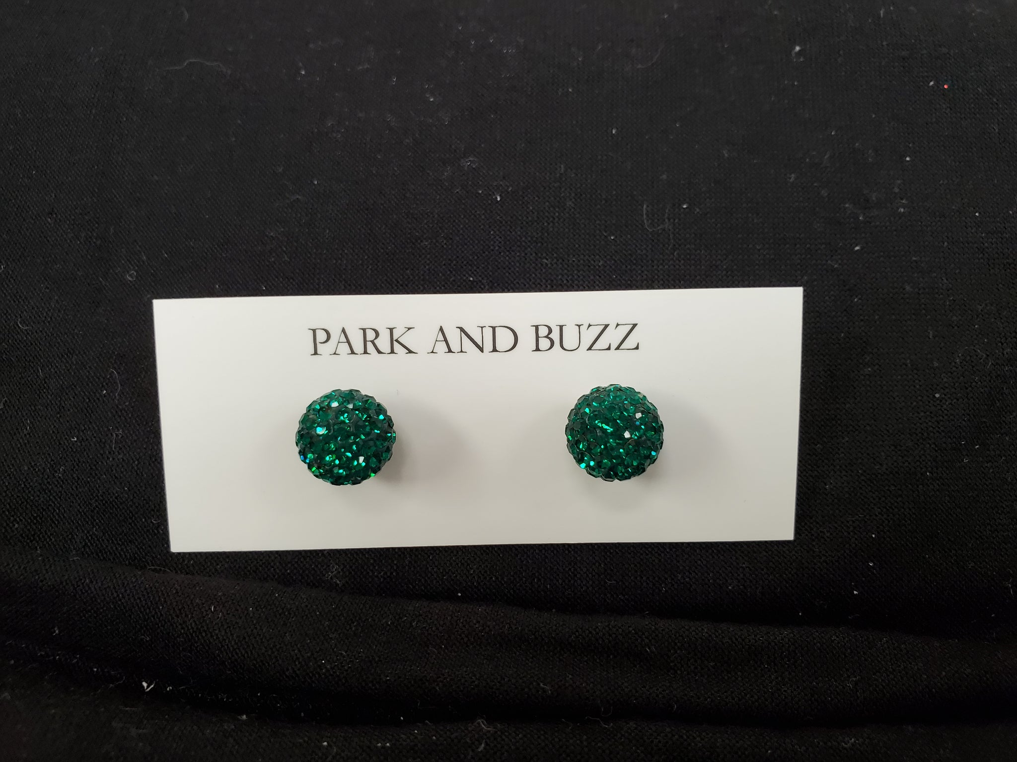 Park and Buzz Radiance Studs Emerald