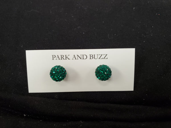 Park and Buzz Radiance Studs Emerald