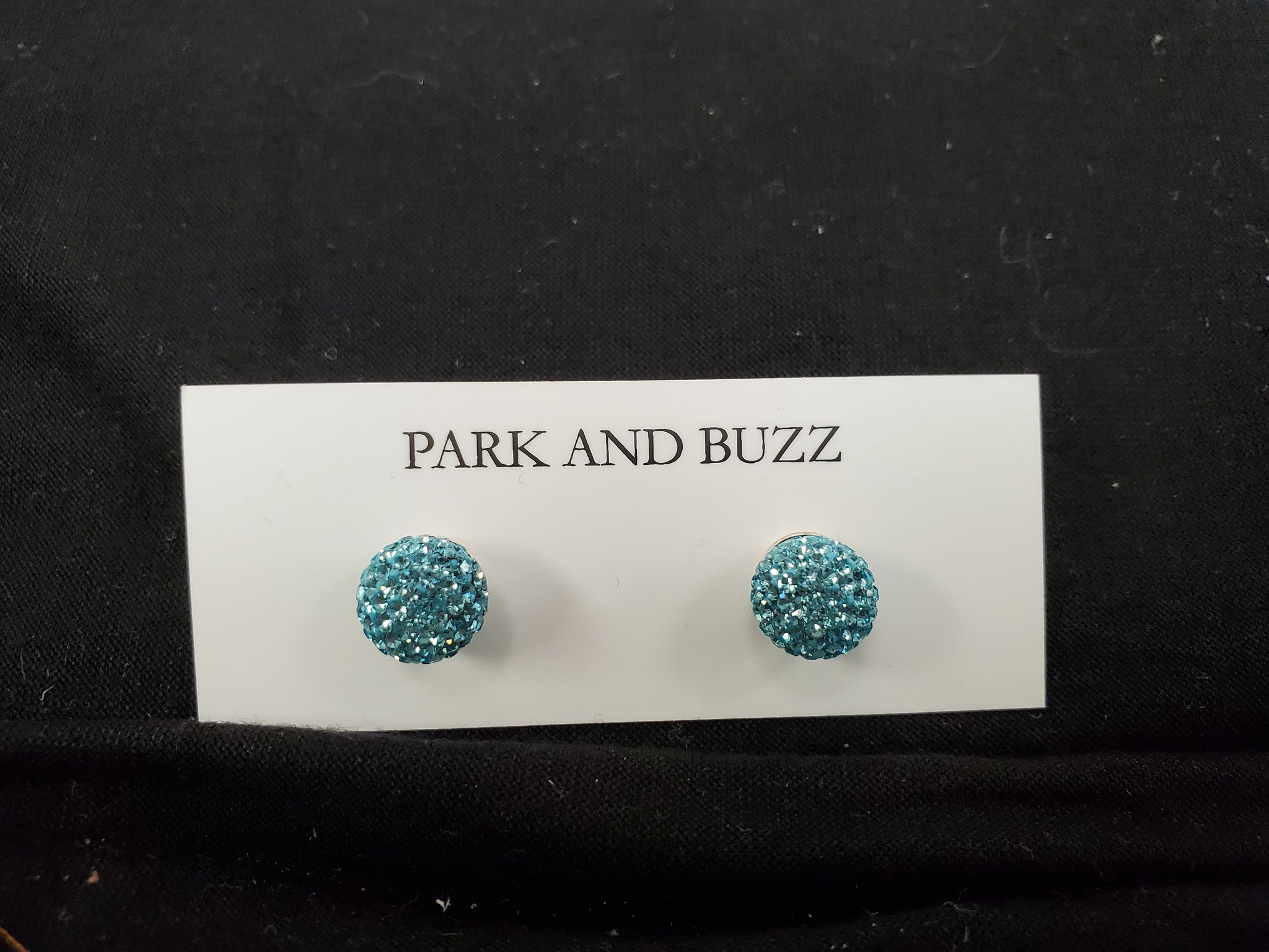 Park and Buzz Radiance Studs Aquamarine