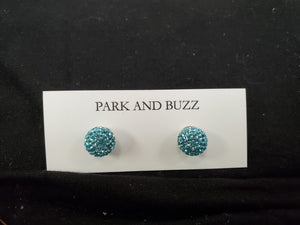 Park and Buzz Radiance Studs Aquamarine