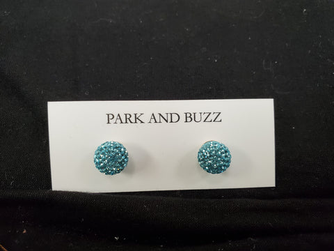Park and Buzz Radiance Studs Aquamarine
