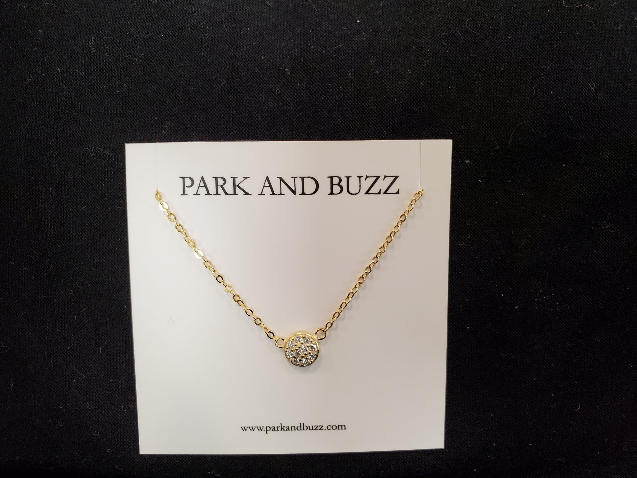 Park and Buzz Cubic Zirconia Necklace