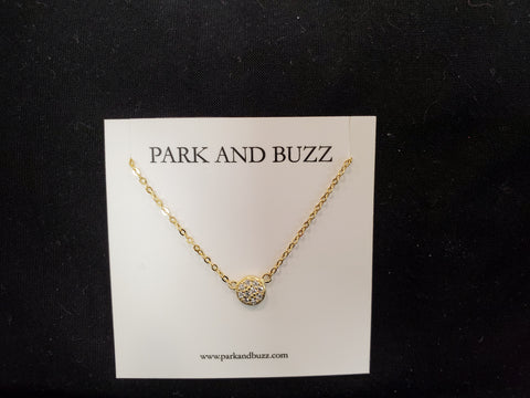 Park and Buzz Cubic Zirconia Necklace