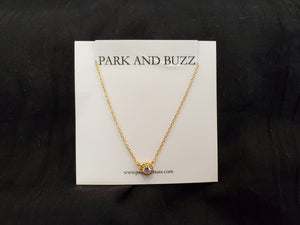 Park and Buzz Juliette Necklace Gold