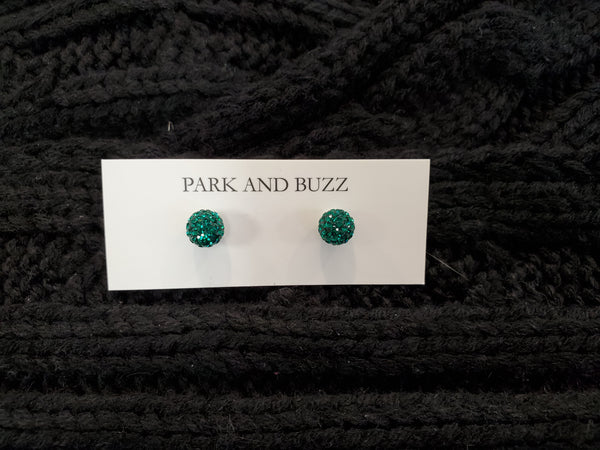Park and Buzz Radiance Studs Emerald