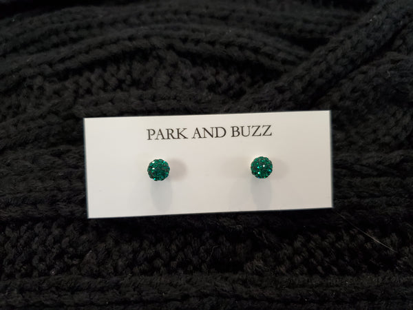Park and Buzz Radiance Studs Emerald