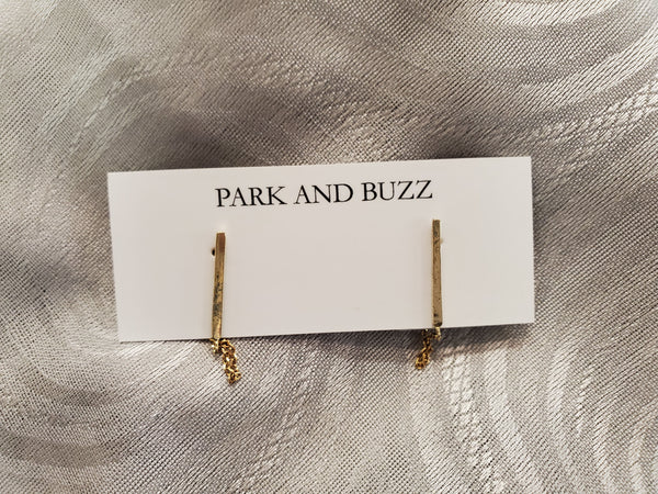 Park and Buzz City Slick Solid Bar Earrings