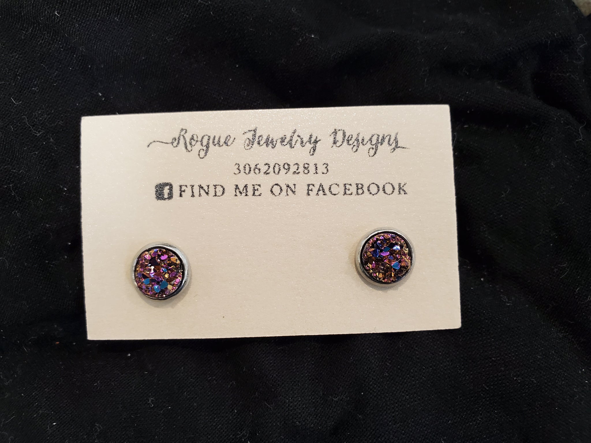 Rogue Jewelry Designs Studs Purple