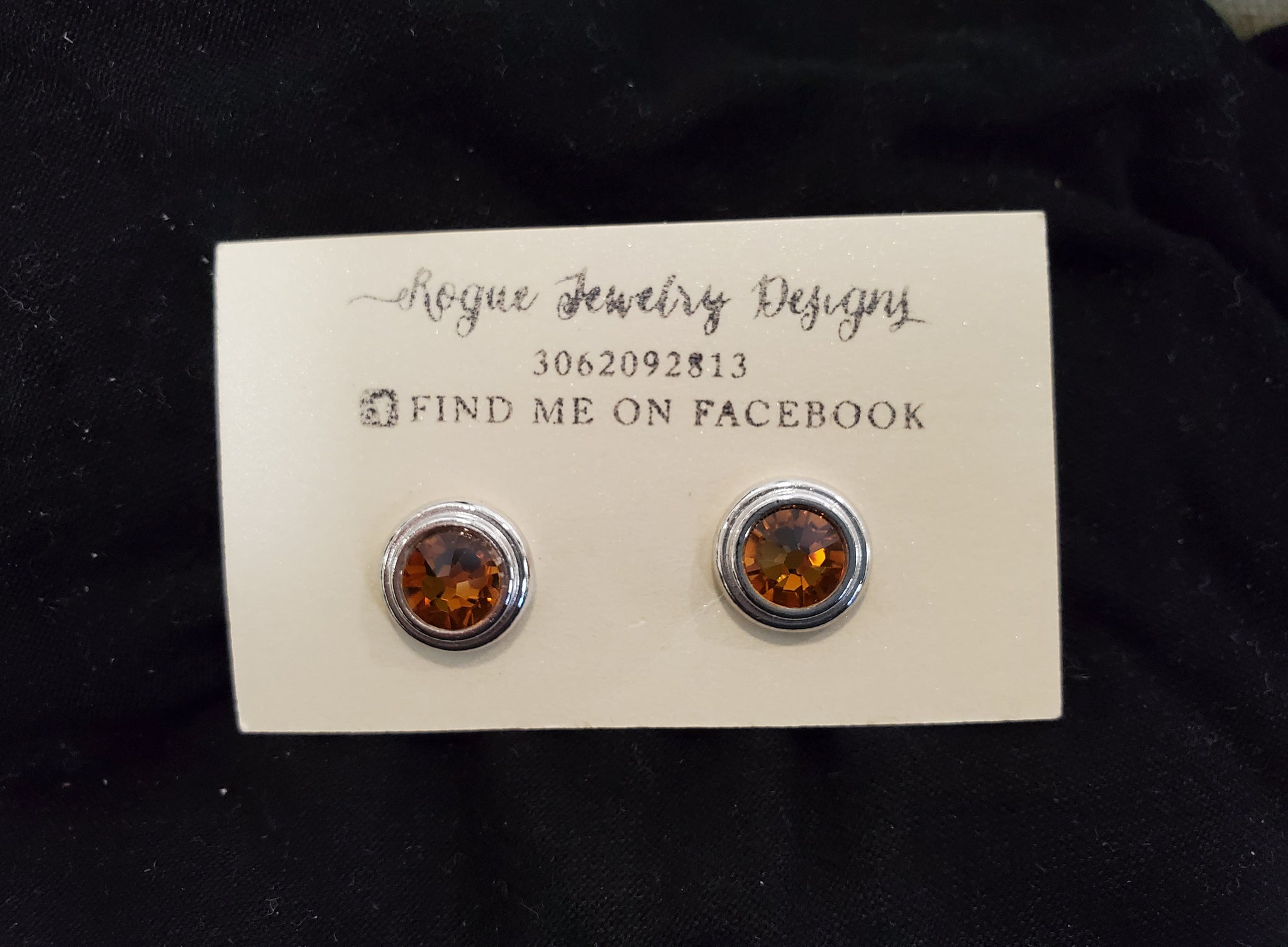 Rogue Jewelry Designs Topaz Studs (November)