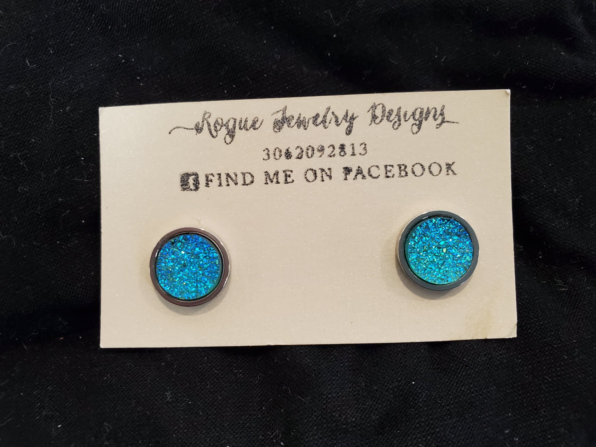 Rogue Jewelry Designs Studs Blue