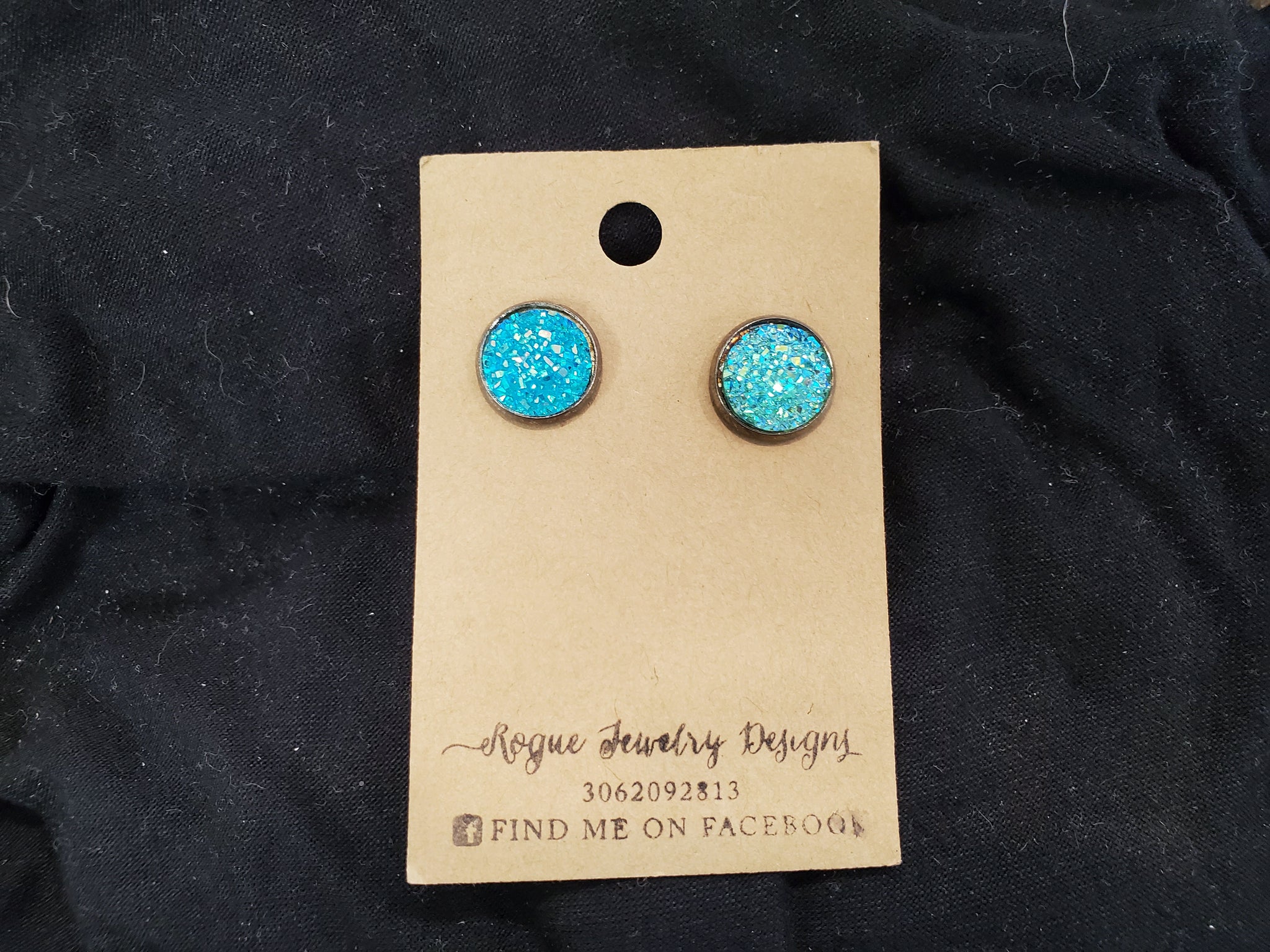 Rogue Jewelry Designs Studs Aquamarine