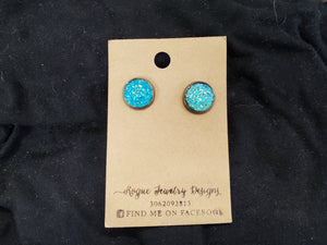 Rogue Jewelry Designs Studs Aquamarine