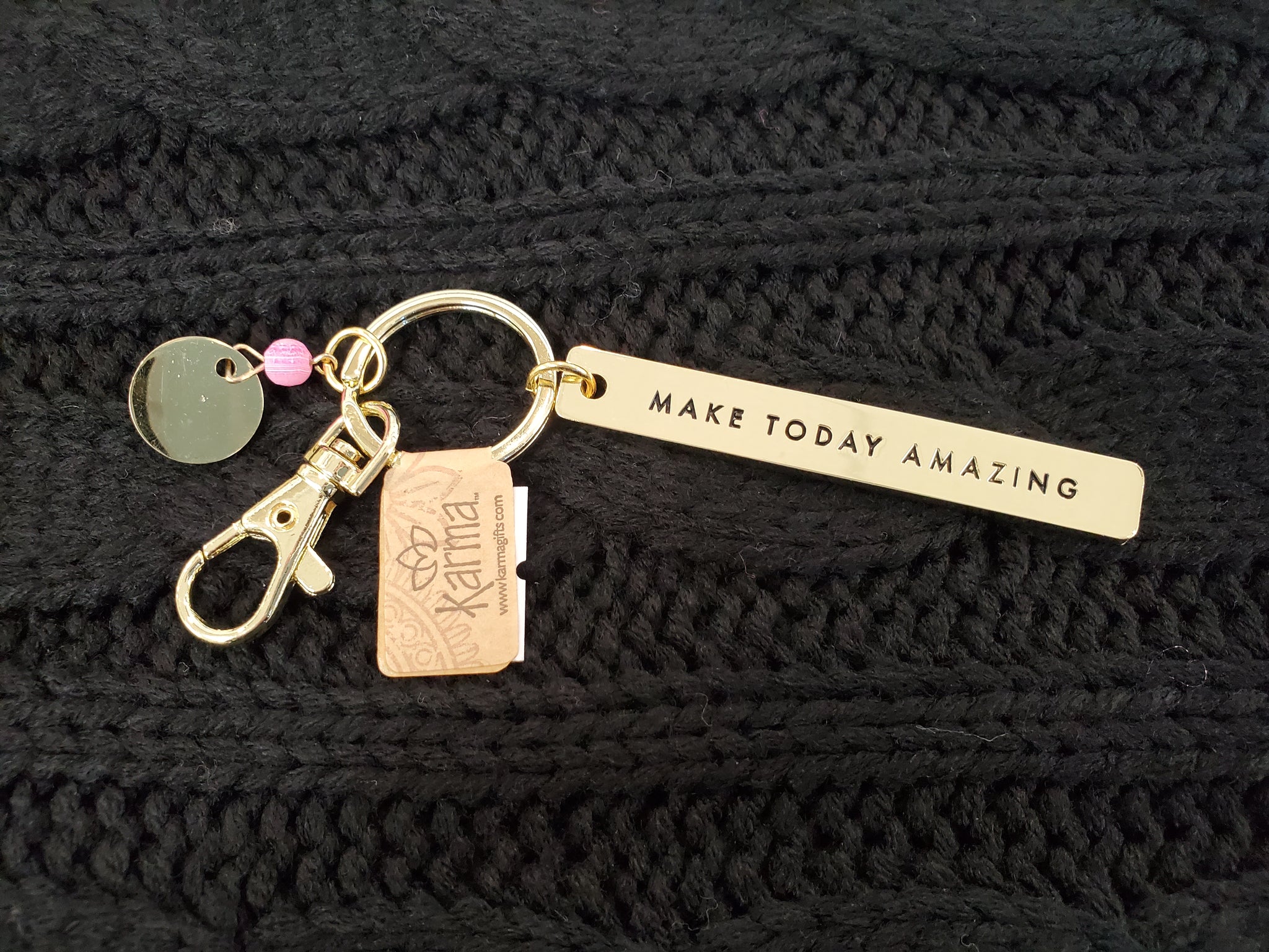 Karma Inspirational Key Chain