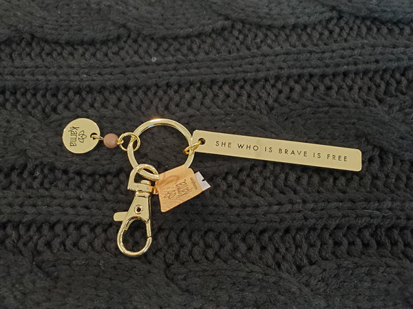 Karma Inspirational Key Chain