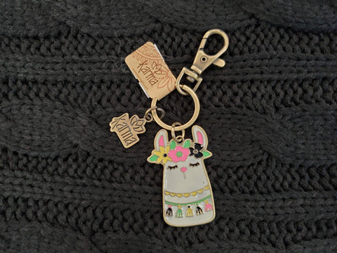 Karma Llama Keychain