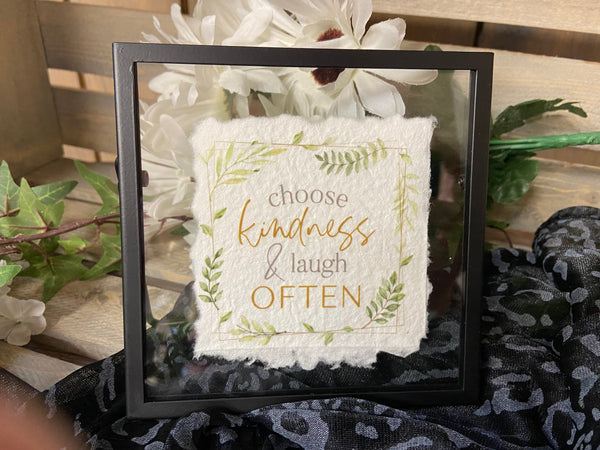 Choose kindness & laugh often  picture
