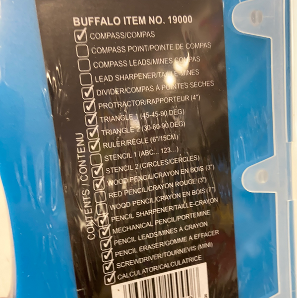 Buffalo 14 pcs Geometry Set