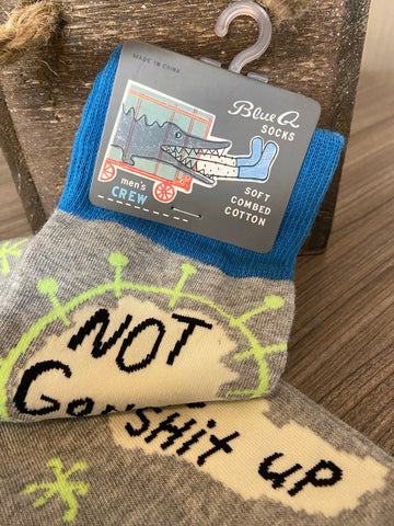 Blue Q socks-not gonna lie
