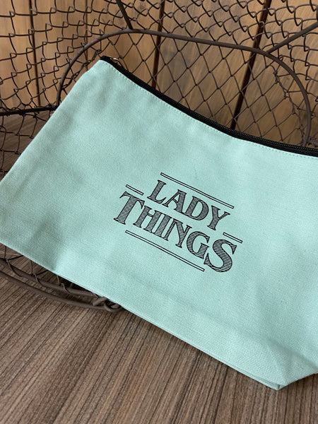 WIT Canvas Makeup Bag