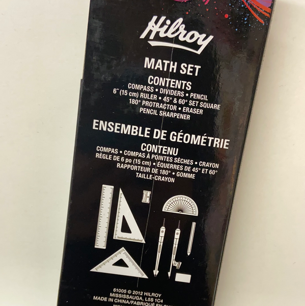 Hilroy Math Set